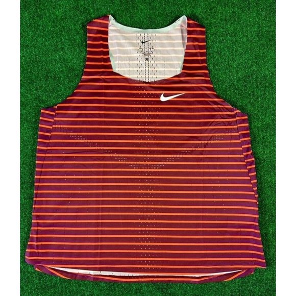 Nike Dri-Fit ADV Aeroswift Running Singlet Red Women’s Size XL‎ DR5852-638 - Picture 1 of 9